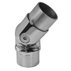 Spojka nastaviteľná na trubku ø 42,4 mm, leštená AISI 304 Spojka nastaviteľná na trubku ø 42,4 mm, leštená AISI 304
